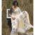 White Line  Linen Saree All Over Flower Printed With Printed Blouse