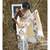 White Line  Linen Saree All Over Flower Printed With Printed Blouse