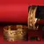 GOLD PLATED BANGLE SET OF 6