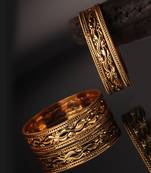 GOLD PLATED BANGLE SET OF 6