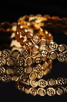 Gold Plated Bangle Set of 4