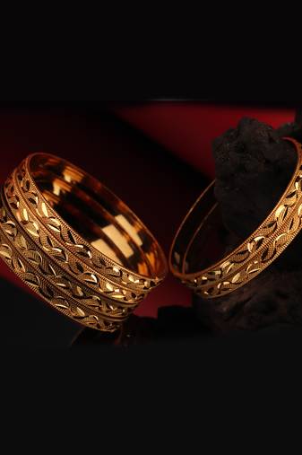 Gold Plated Bangle Set of 4