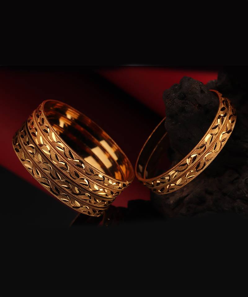 Gold Plated Bangle Set of 4
