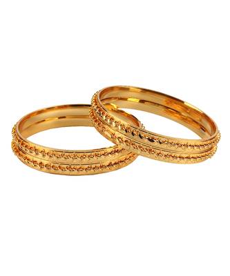 Gold Plated Bangles Set of 4 3