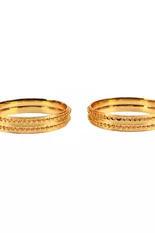 Gold Plated Bangles Set of 4