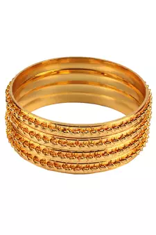 Gold Plated Bangles Set of 4