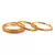 Gold Plated Traditional Bangle Set of 4