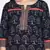 INDIGO HANDBLOCK PRINTED KURTA