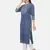 INDIGO HANDBLOCK PRINTED KURTA