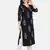 BLACK AND WHITE HANDBLOCK PRINTED KURTA