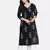 BLACK AND WHITE HANDBLOCK PRINTED KURTA