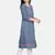 INDIGO HANDBLOCK PRINTED KURTA