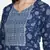 indigo handblock printed kurta