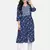 indigo handblock printed kurta