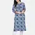INDIGO HANDBLOCK PRINTED KURTA