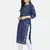 INDIGO HANDBLOCK PRINTED KURTA
