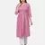 PINK HANDBLOCK PRINTED KURTA