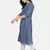 indigo handblock printed kurta