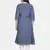 indigo handblock printed kurta