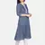 indigo handblock printed kurta