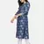 INDIGO HANDBLOCK PRINTED KURTA