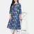 INDIGO HANDBLOCK PRINTED KURTA