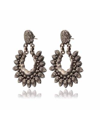 Joypur Wala Silver Drop Earrings 2