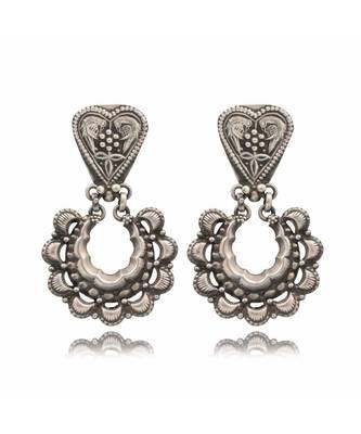 Joypur Wala Peacock Oxidised Earrings 1