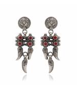 Joypur Wala Ganesha Stone Work Earrings
