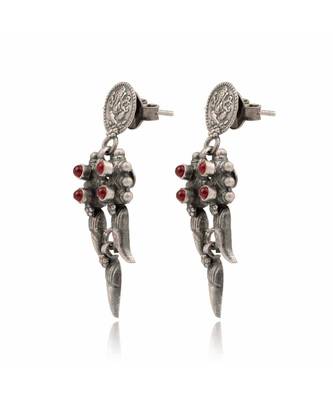 Joypur Wala Ganesha Stone Work Earrings 2