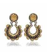 Joypur Wala Dual Toned Ganesha Earrings