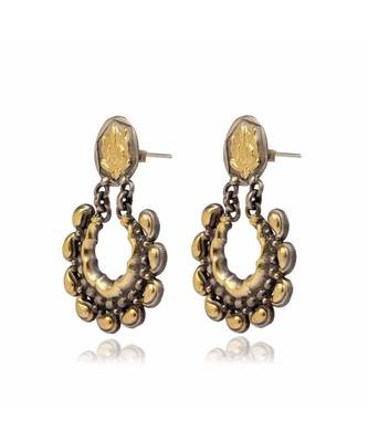 Joypur Wala Dual Toned Ganesha Earrings 2