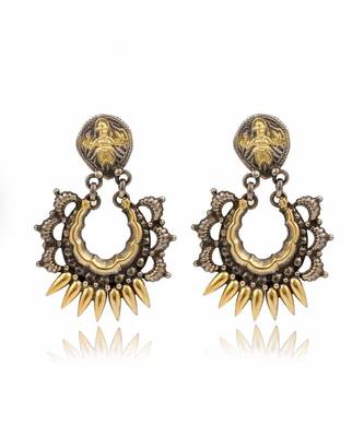 Joypur Wala Kali Mata Oxidised Earrings 1