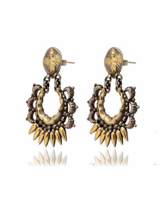 Joypur Wala Kali Mata Oxidised Earrings 2