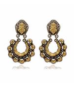 Joypur Wala Shiv Ji Dual Tone Earrings