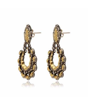 Joypur Wala Shiv Ji Dual Tone Earrings 2