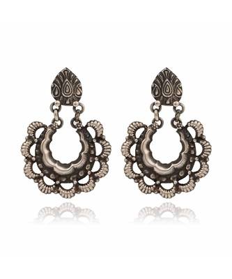 Joypur Wala Silver Oxidised Earrings 1