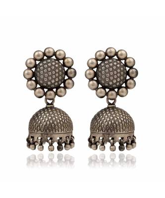 Joypur Wala Oxidised Jhumkas 1