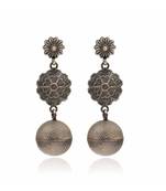 Joypur Wala Three Layered Oxidised Earrings
