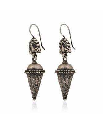 Joypur Wala Peacock Cone Shaped Earrings 2