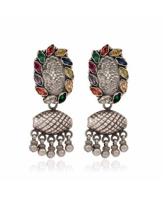 Joypur Wala Multi-coloured Stone work Earrings 1