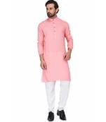 Pink rayon kurta & pajama