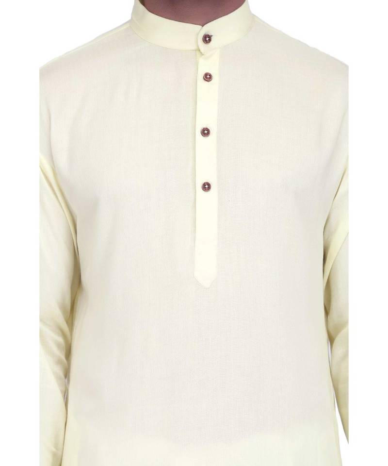 Light yellow kurta & pajama
