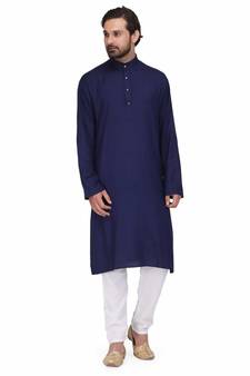 Royal blue kurta & pajama