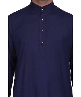 Royal blue kurta & pajama 5