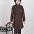 Kids Brown Cotton Blend Kurta Pajama Set For Boys