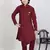 Kids Maroon Kurta Pajama Set For Boys 
