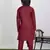 Kids Maroon Kurta Pajama Set For Boys 