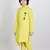 Kids Yellow Kurta Pyjama Set For Boys 