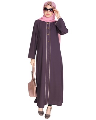 purple abaya